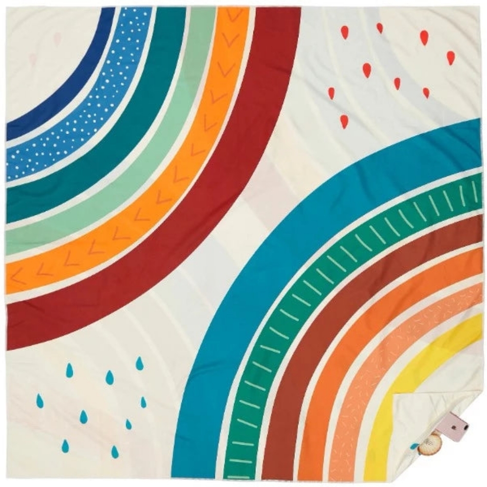 NWOT SomerSide Quick Dry Towel | Rainbow XL